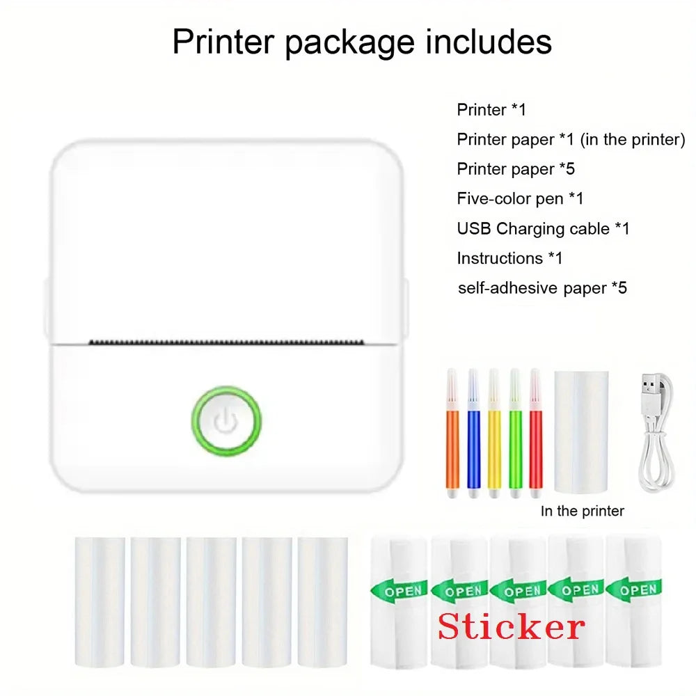 Mini Printer Portable